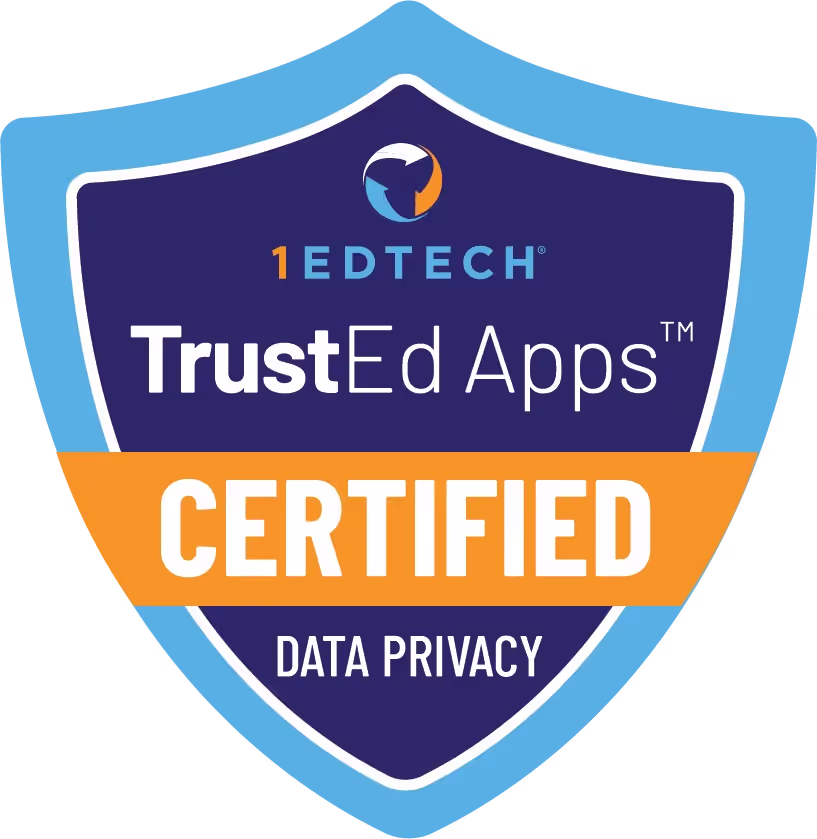 EDTECH TrustED Apps Certified badge - Brisk Teaching images